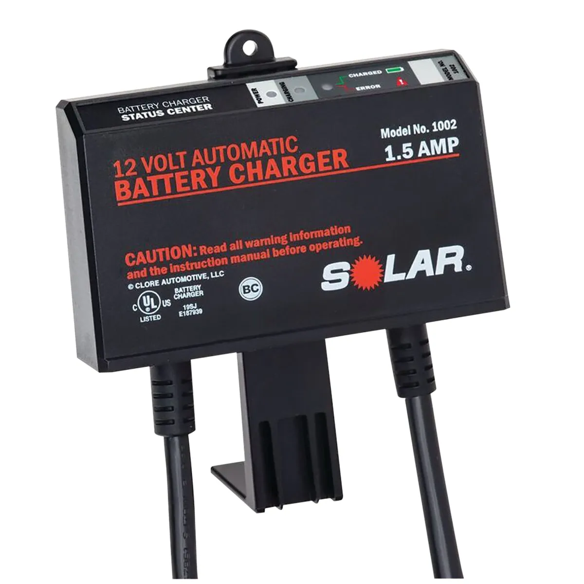 1.5 Amp 12 Volt Automatic On-Board Charger SOL1002