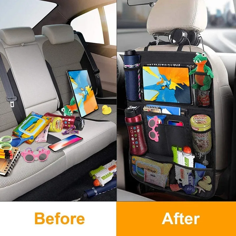 2PC/1PC Car Back Seat Organizer & Tablet Holder