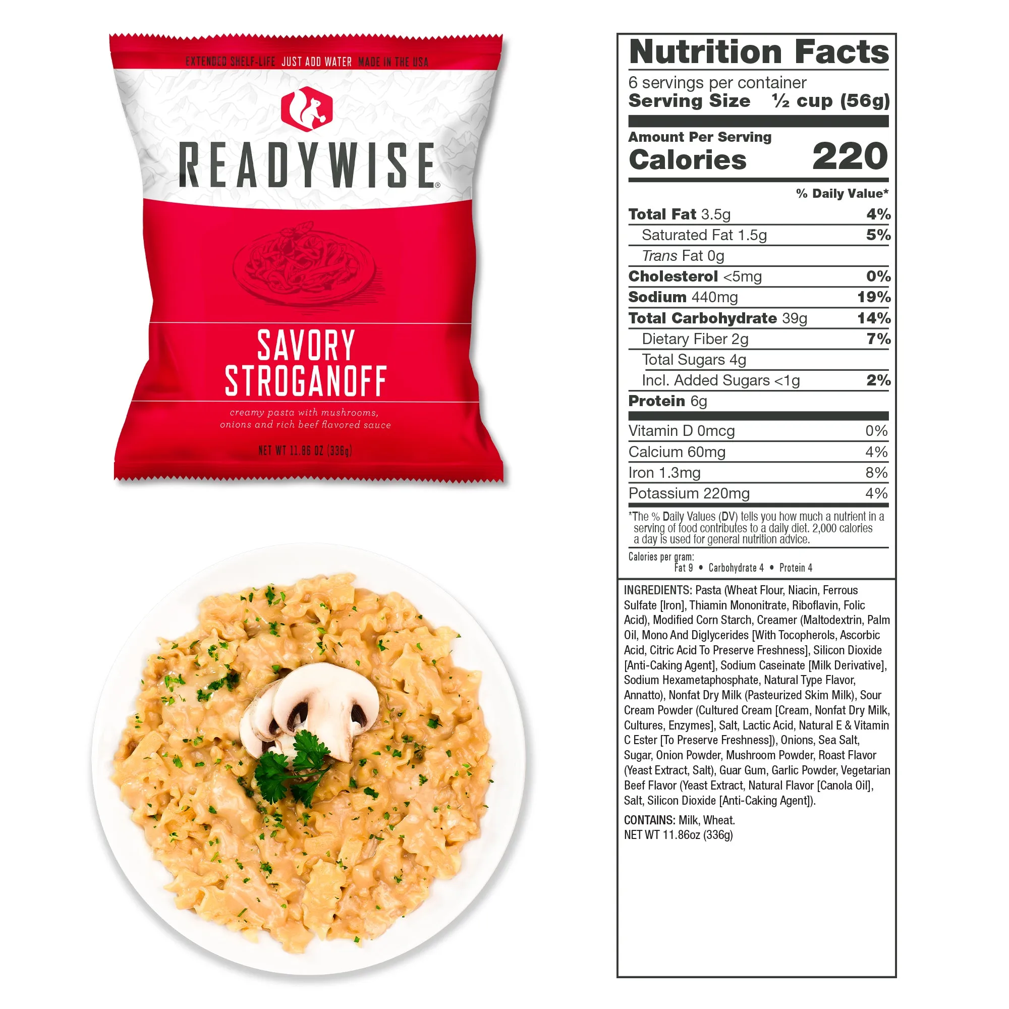 360 Servings of ReadyWise Emergency Survival Food Storage