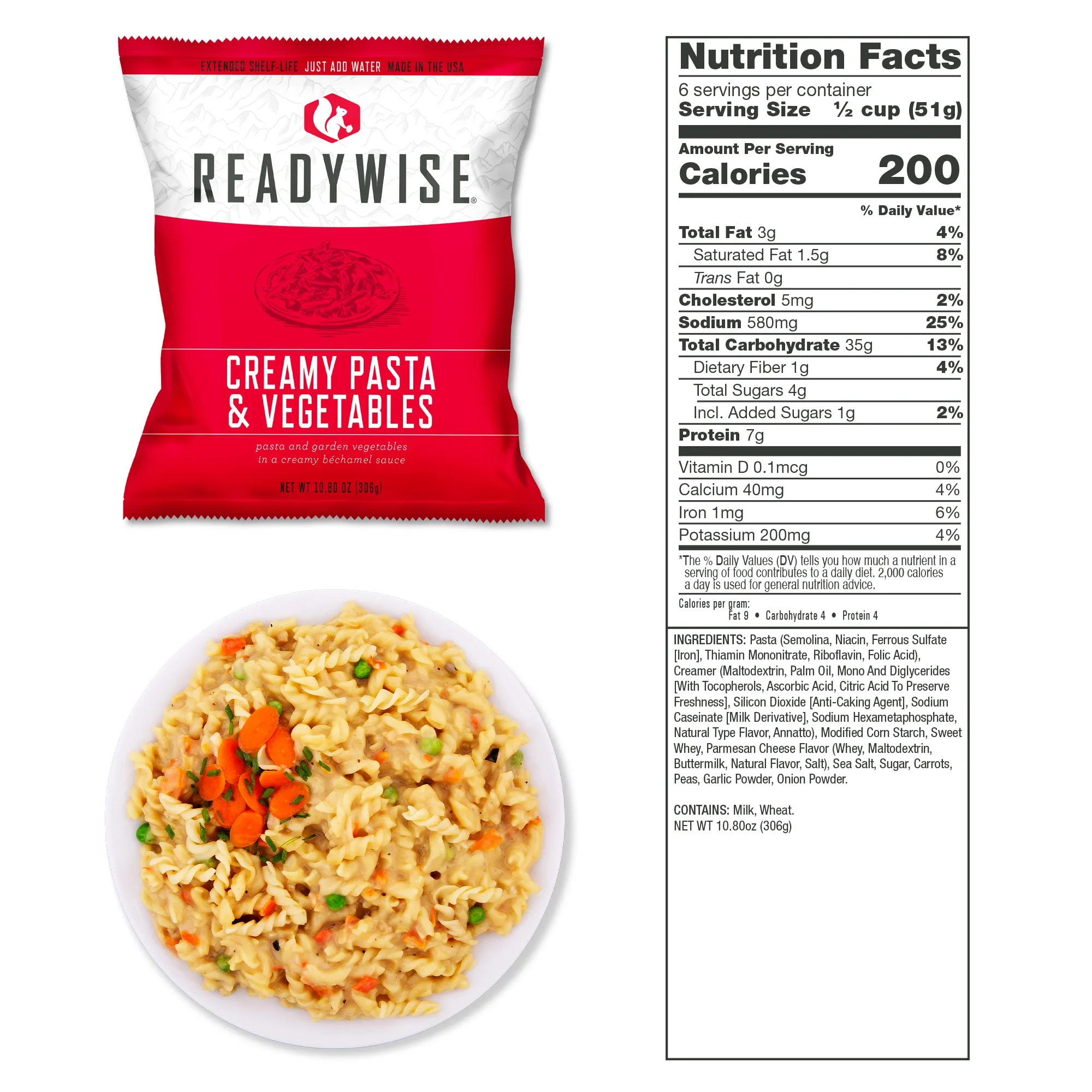 360 Servings of ReadyWise Emergency Survival Food Storage