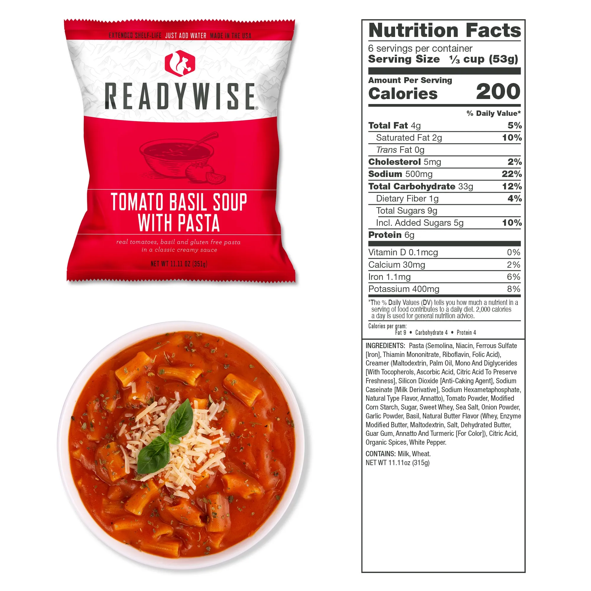 360 Servings of ReadyWise Emergency Survival Food Storage