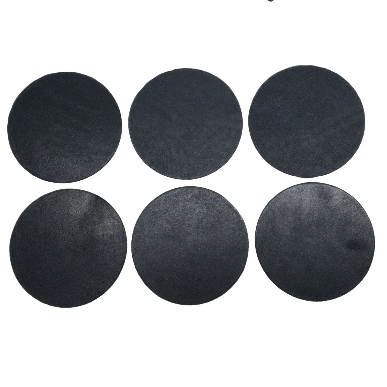 6 Pk Economy Coaster Set -Miscellaneous Black 8-10oz