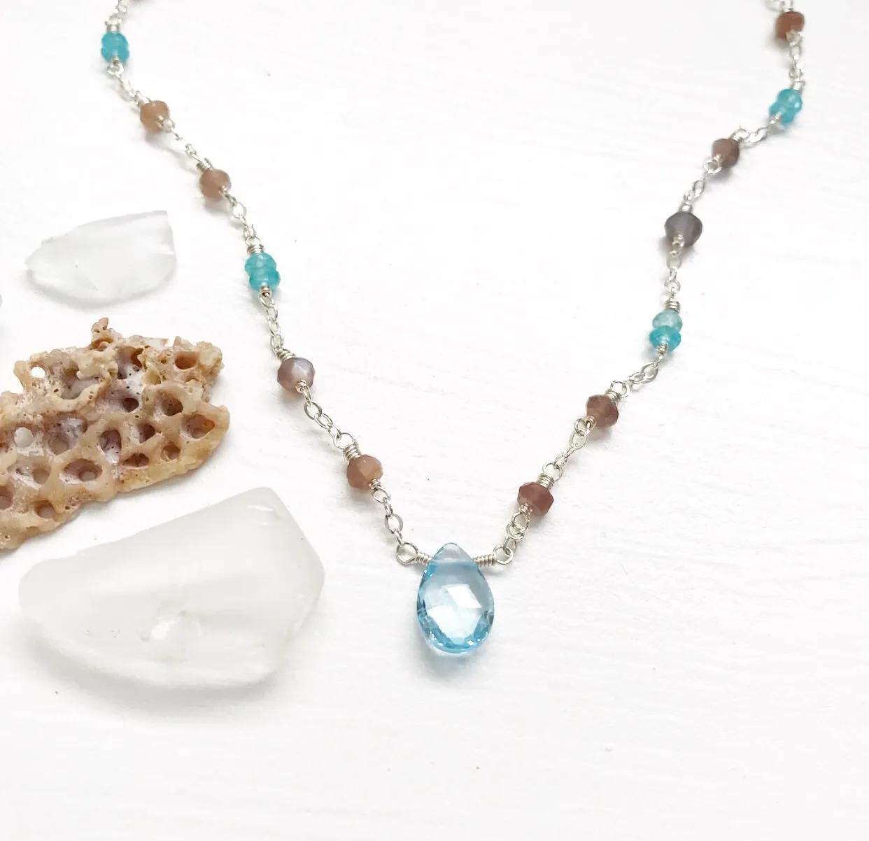 650-Gemstone Layering Necklace