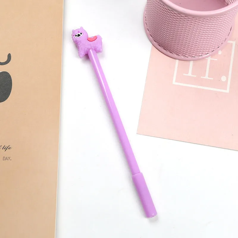 Adorable Alpaca Gel Ink Pen