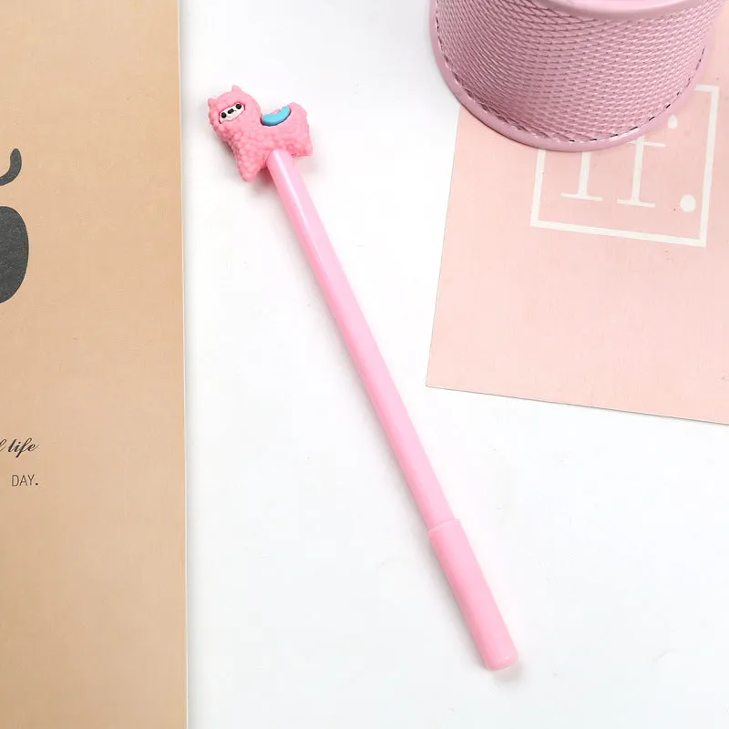 Adorable Alpaca Gel Ink Pen