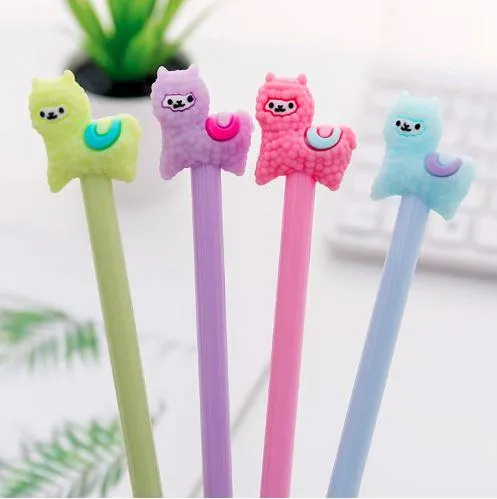 Adorable Alpaca Gel Ink Pen