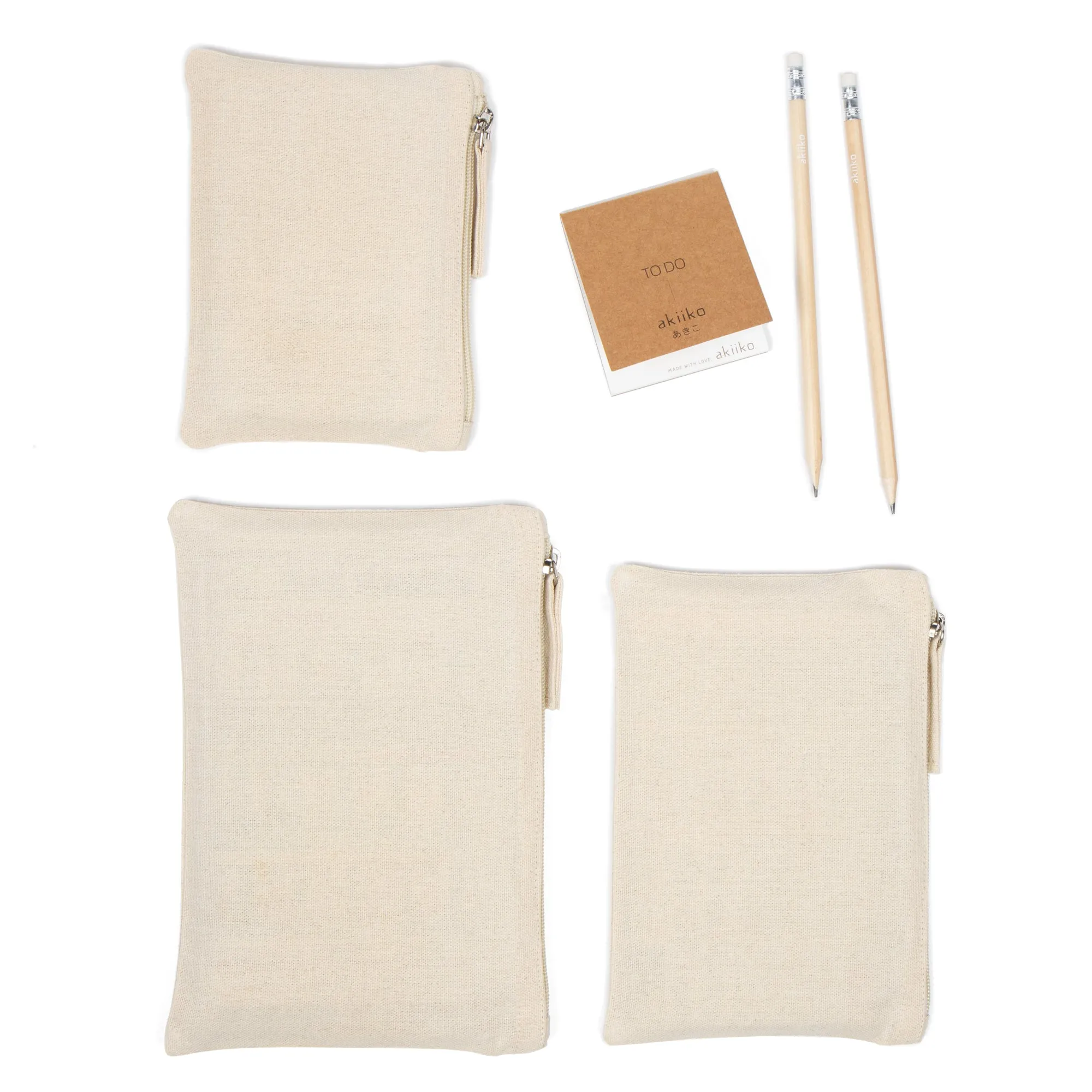 Akiiko Original Storage Pouches(Set of 3)