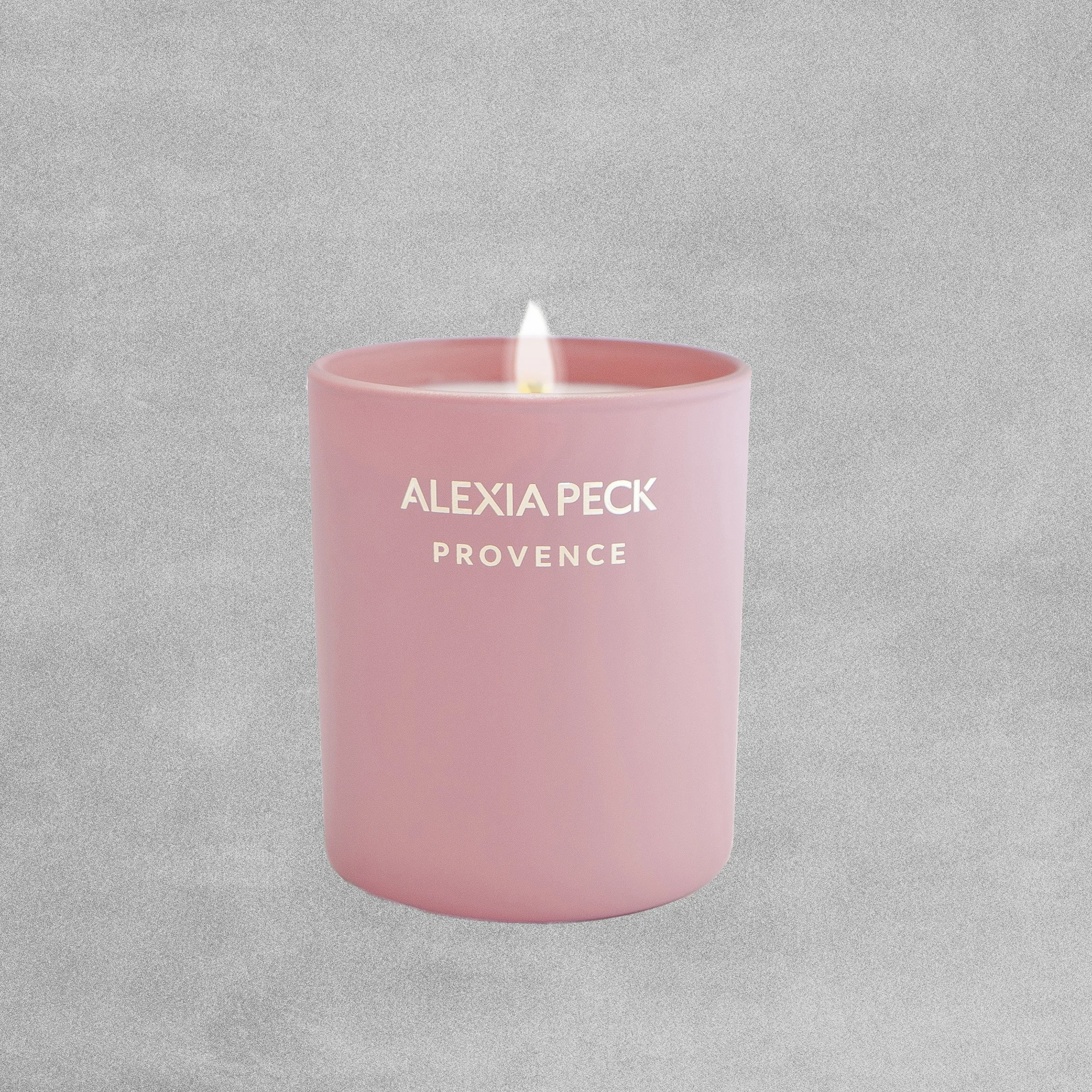 Alexia Peck 'Provence' White Geranium & Lavender Candle and Paperweight