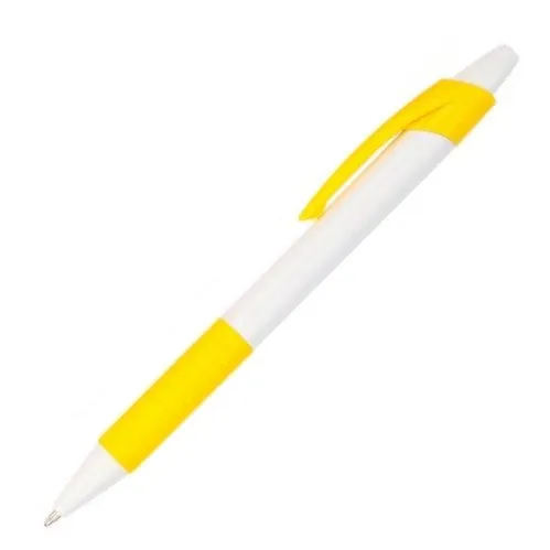 Arc Plastic Pen with Rubberised Grip