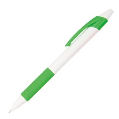 Arc Plastic Pen with Rubberised Grip