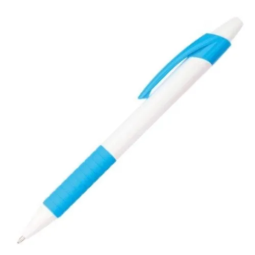 Arc Plastic Pen with Rubberised Grip