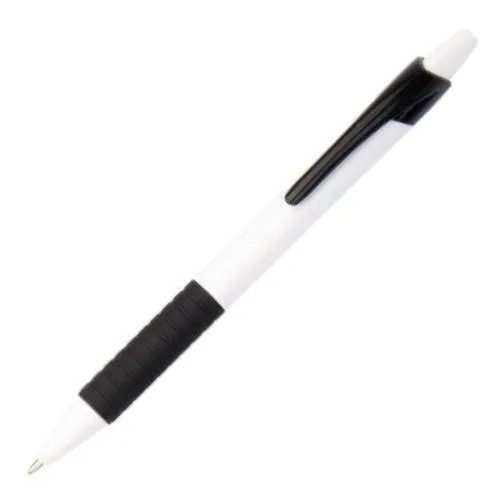 Arc Plastic Pen with Rubberised Grip