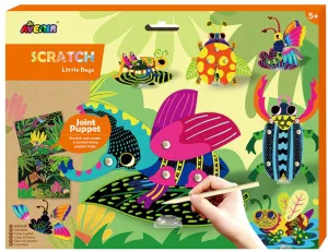 Avenir Jointed Puppet Scratch Art Little Bugs