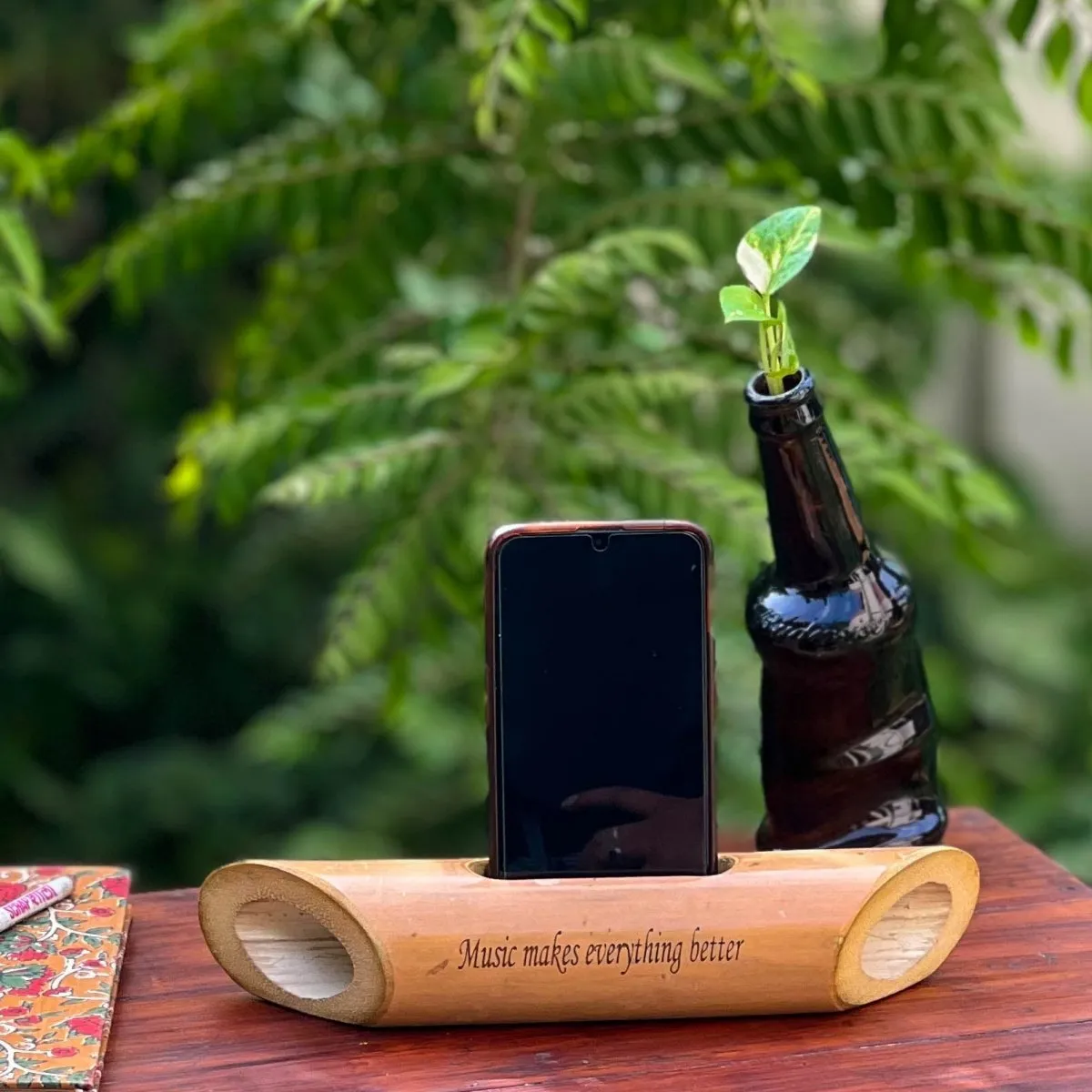 Bamboobeat Sound Amplifier - Portable Mobile Holder