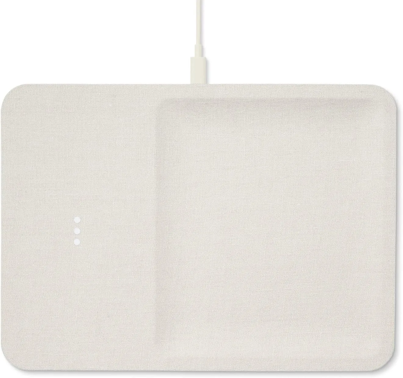 Belgian Linen Wireless Charging Station