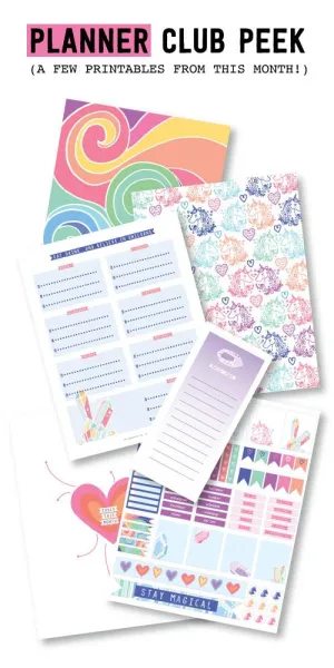 Believe In Unicorns Planner Printables