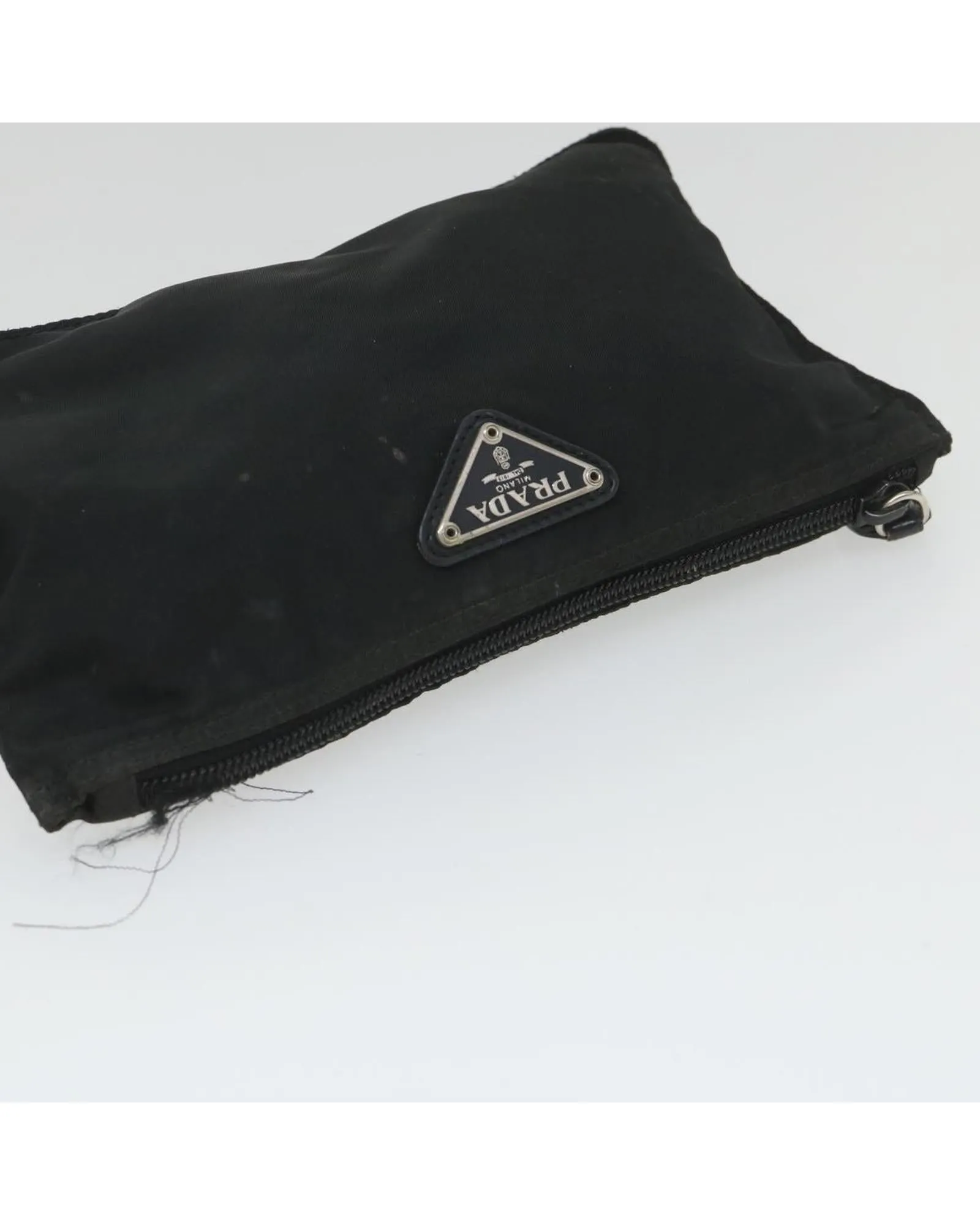 Black Nylon Pouch with Minimal Wear