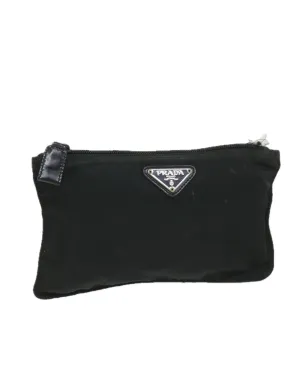 Black Nylon Pouch with Minimal Wear