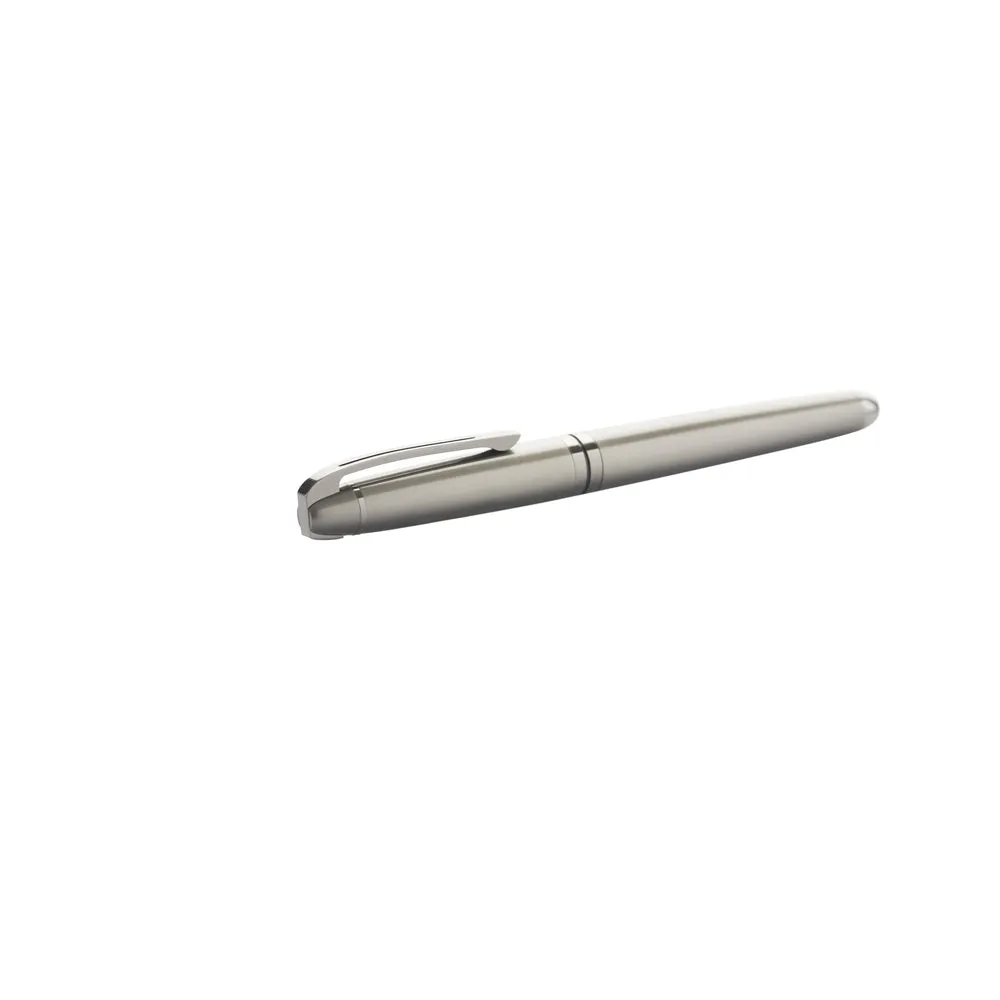 Carlton London Gun Metal Grey Roller Metal Pen