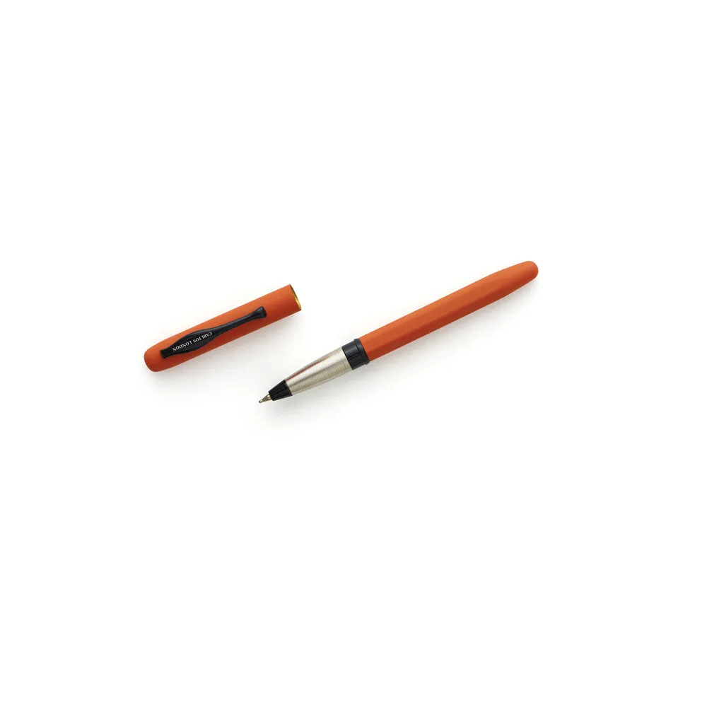 Carlton London Orange Matte Magnetic Metal Pen