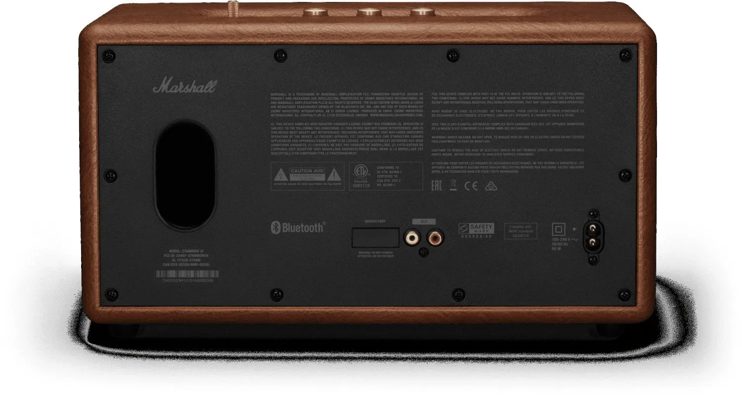 Certified Refurbished - Marshall - Stanmore III Bluetooth Speaker - Brown