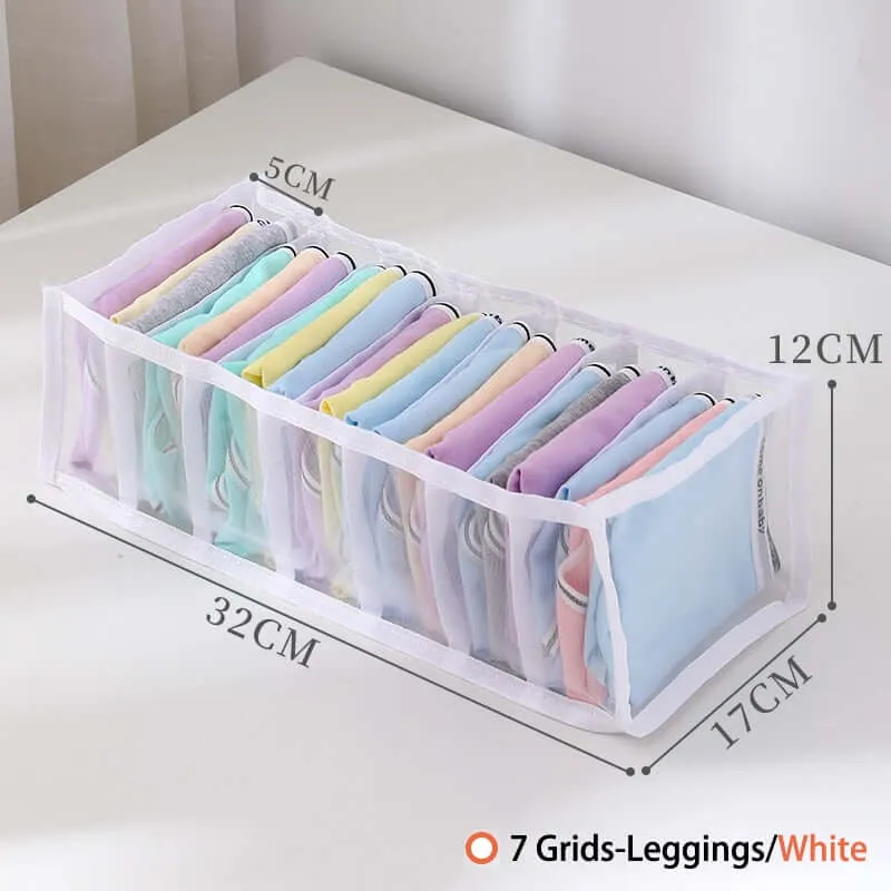 Closet Organizer Jeans Storage Box Foldable Underwear Organizers Storage Dividers