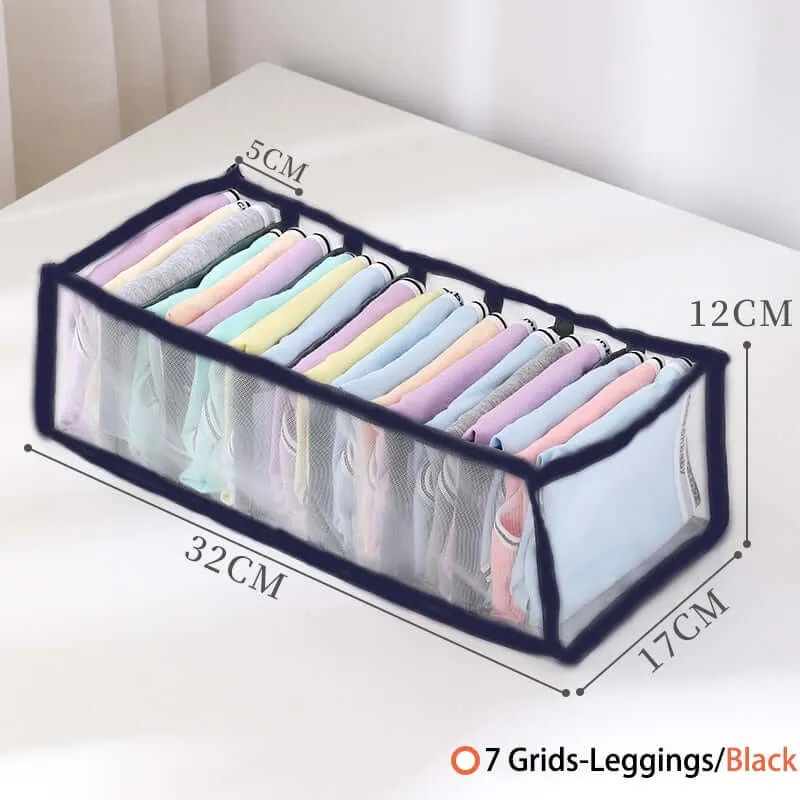 Closet Organizer Jeans Storage Box Foldable Underwear Organizers Storage Dividers