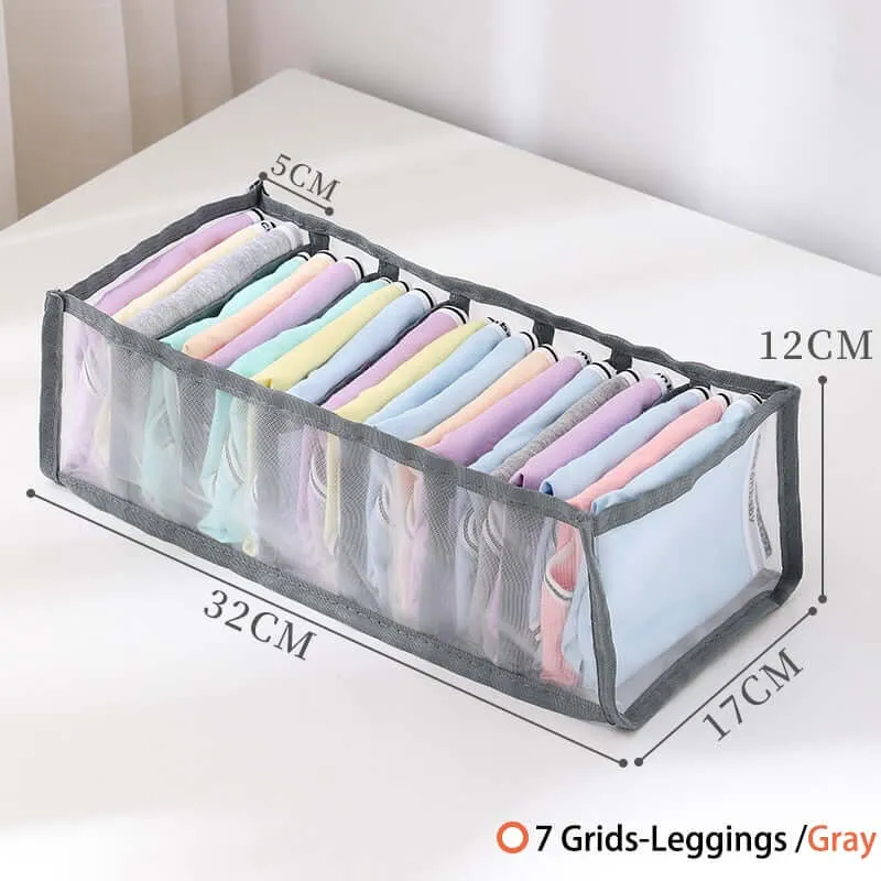 Closet Organizer Jeans Storage Box Foldable Underwear Organizers Storage Dividers