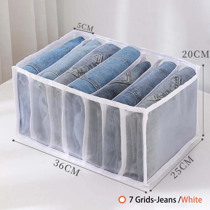 Closet Organizer Jeans Storage Box Foldable Underwear Organizers Storage Dividers