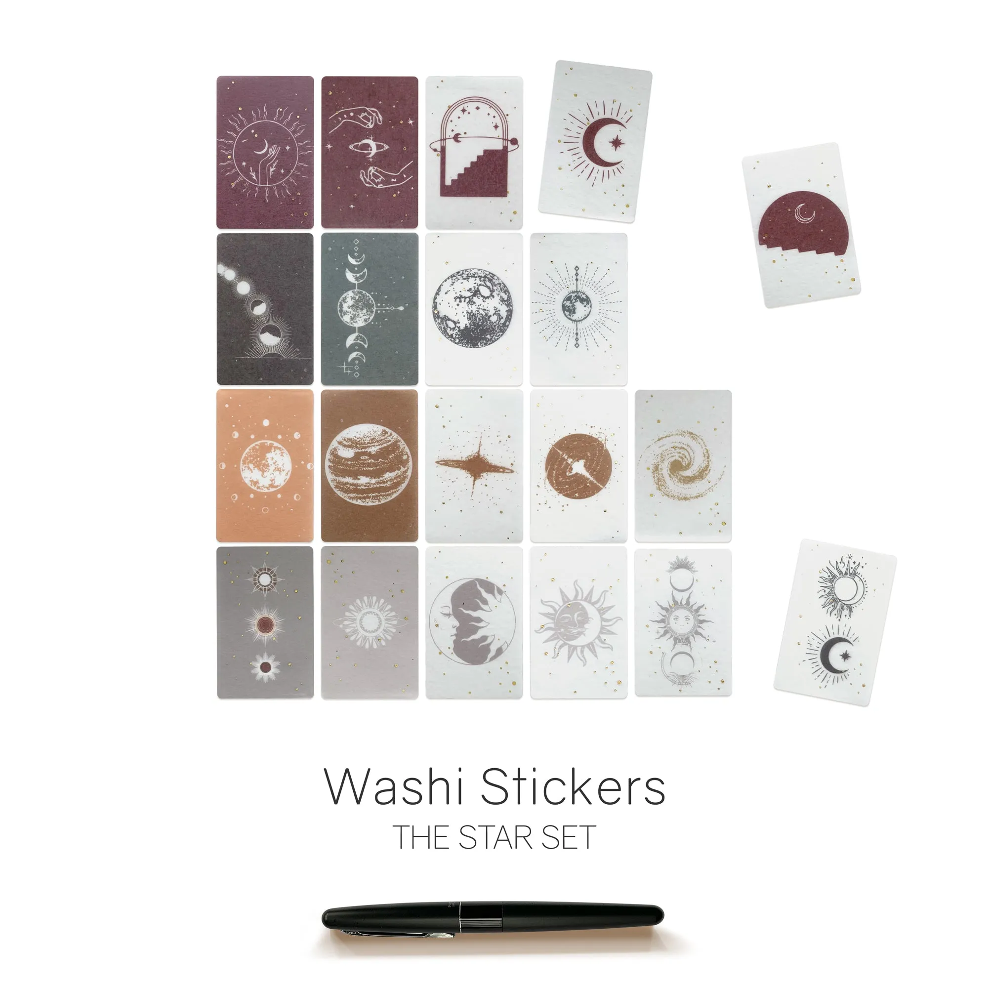 Creative Line Art - Washi Stickers