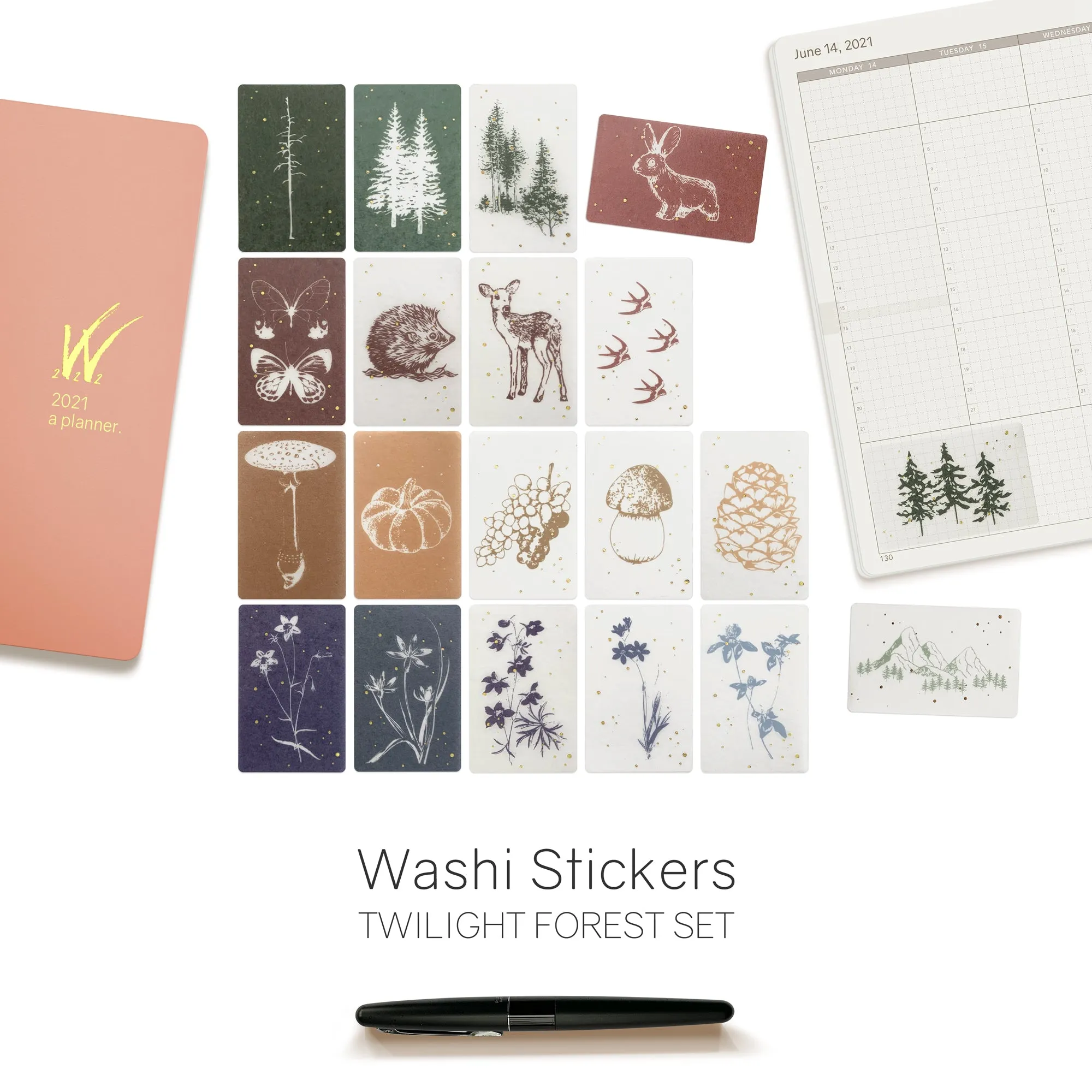 Creative Line Art - Washi Stickers