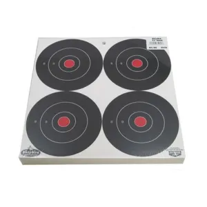 Dirty Bird Paper Targets - 6 Bull's Eye Splattering