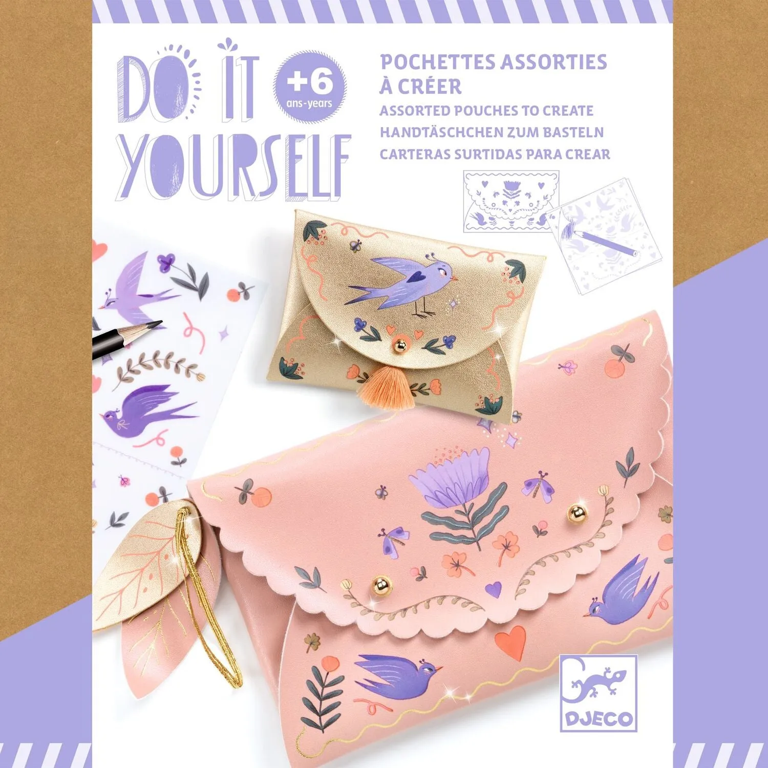 DIY Sweet Fashionista Pouches