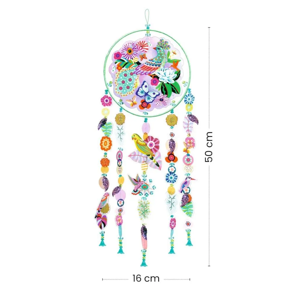 Djeco DIY Suncatcher Kit - Bird of Paradise