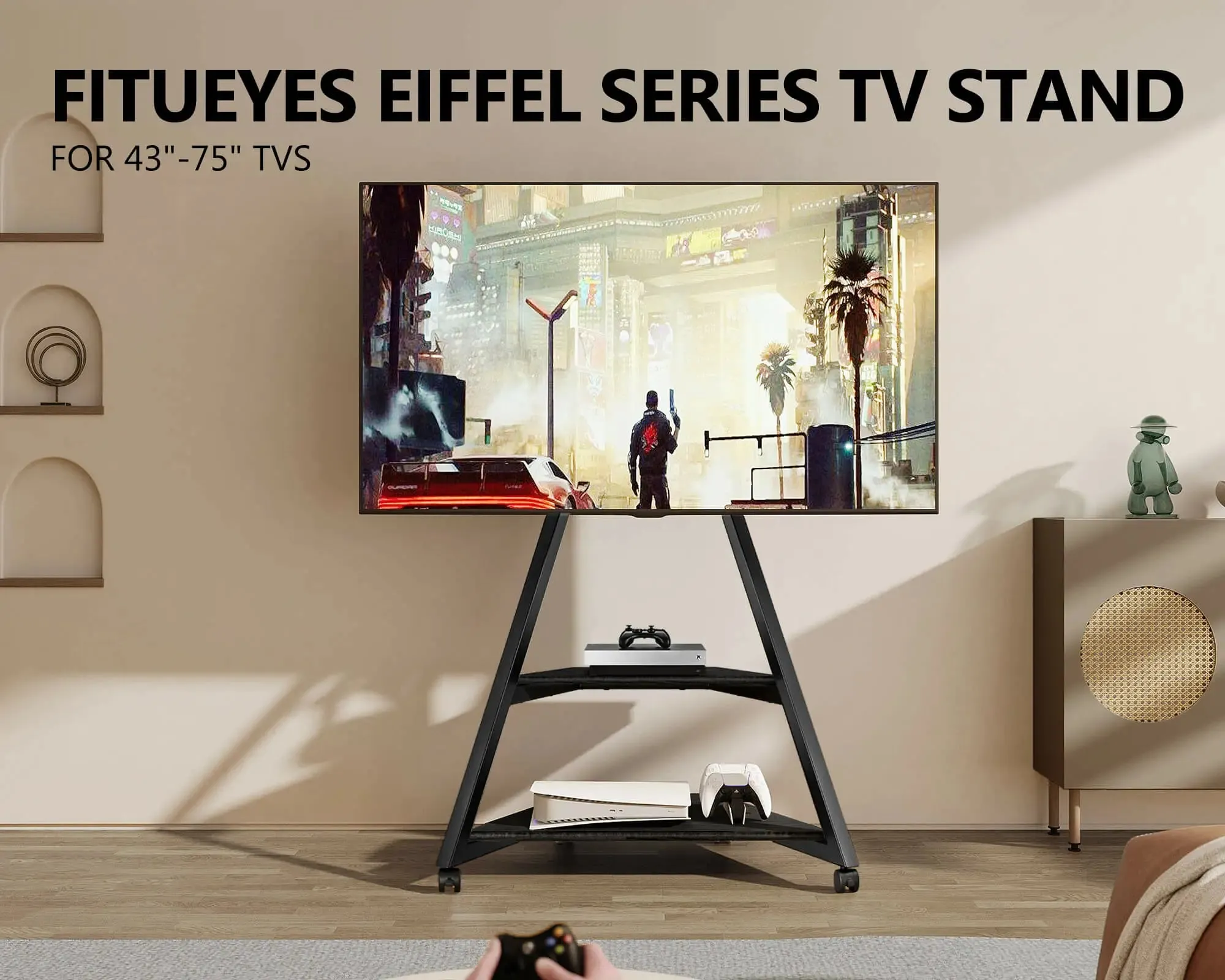 Eiffel FT75 Corner TV Stand