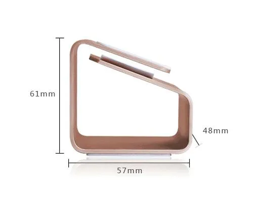 Elegant Metal Charging Stand Dock for 38mm / 42mm Apple Watch - Gold