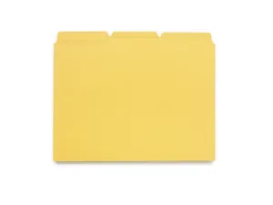 File Folders - Mustard