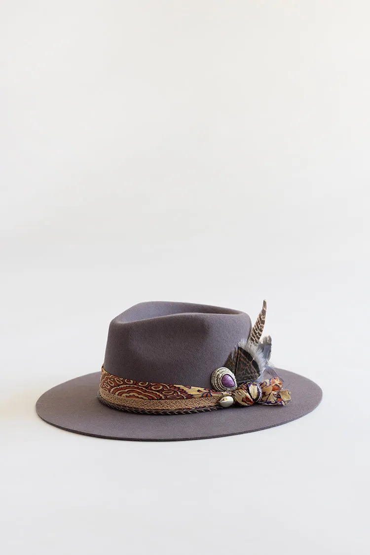 Flea Style Lenny Dusty Purple Short Brim Custom Hat