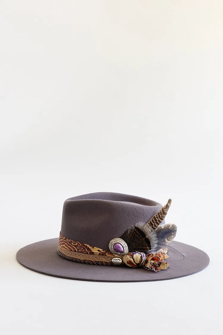 Flea Style Lenny Dusty Purple Short Brim Custom Hat