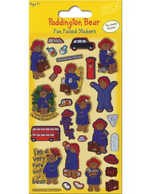 Foil Paddington Bear Stickers