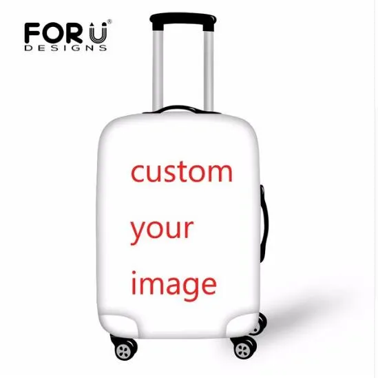 FORUDESIGNS Customade Travel Luggage Protective Cover,Skull Dust Covers to 18-28 inch Case Elastic Waterproof Suitcase Cover