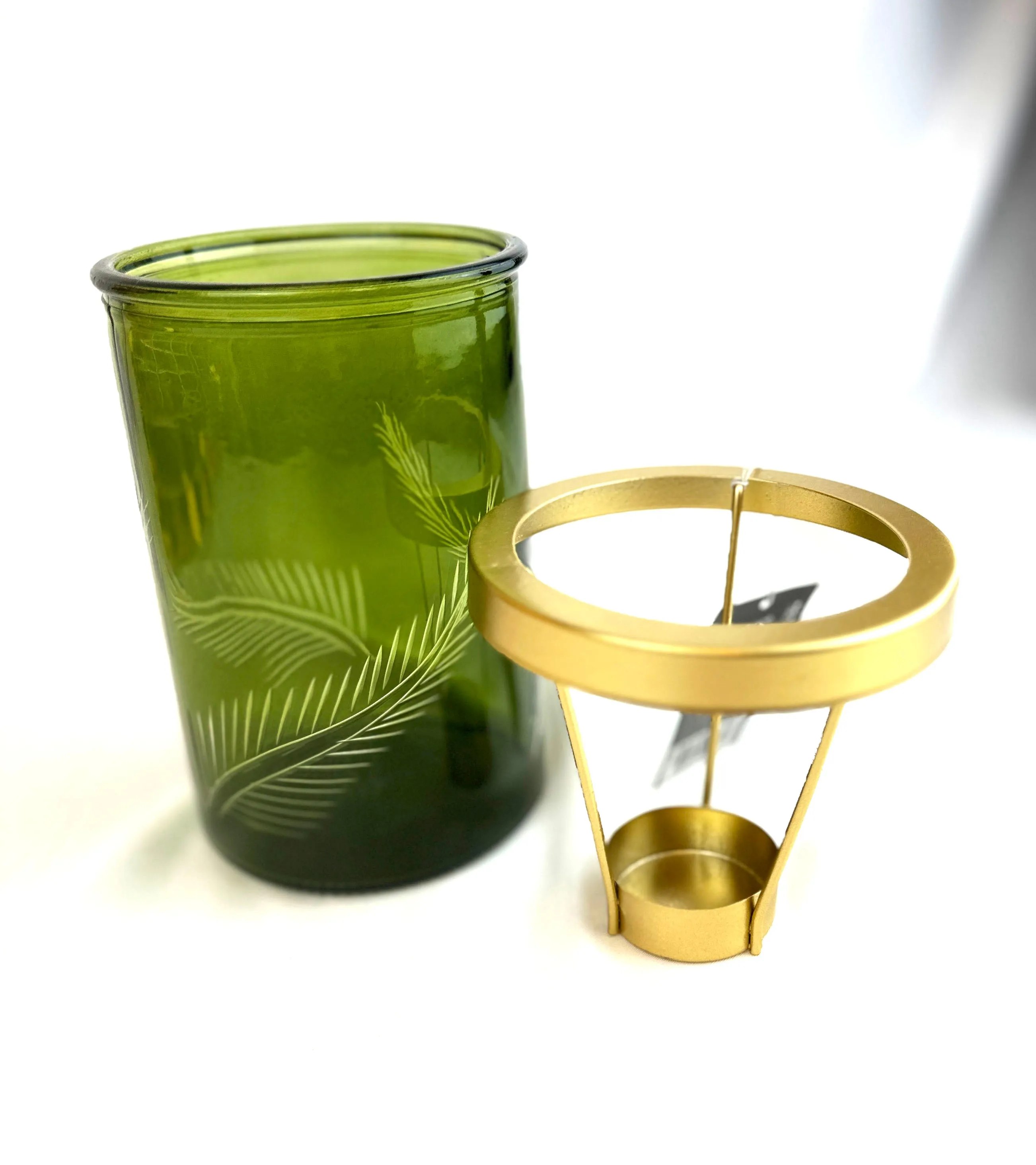 Green Tea Light Holder