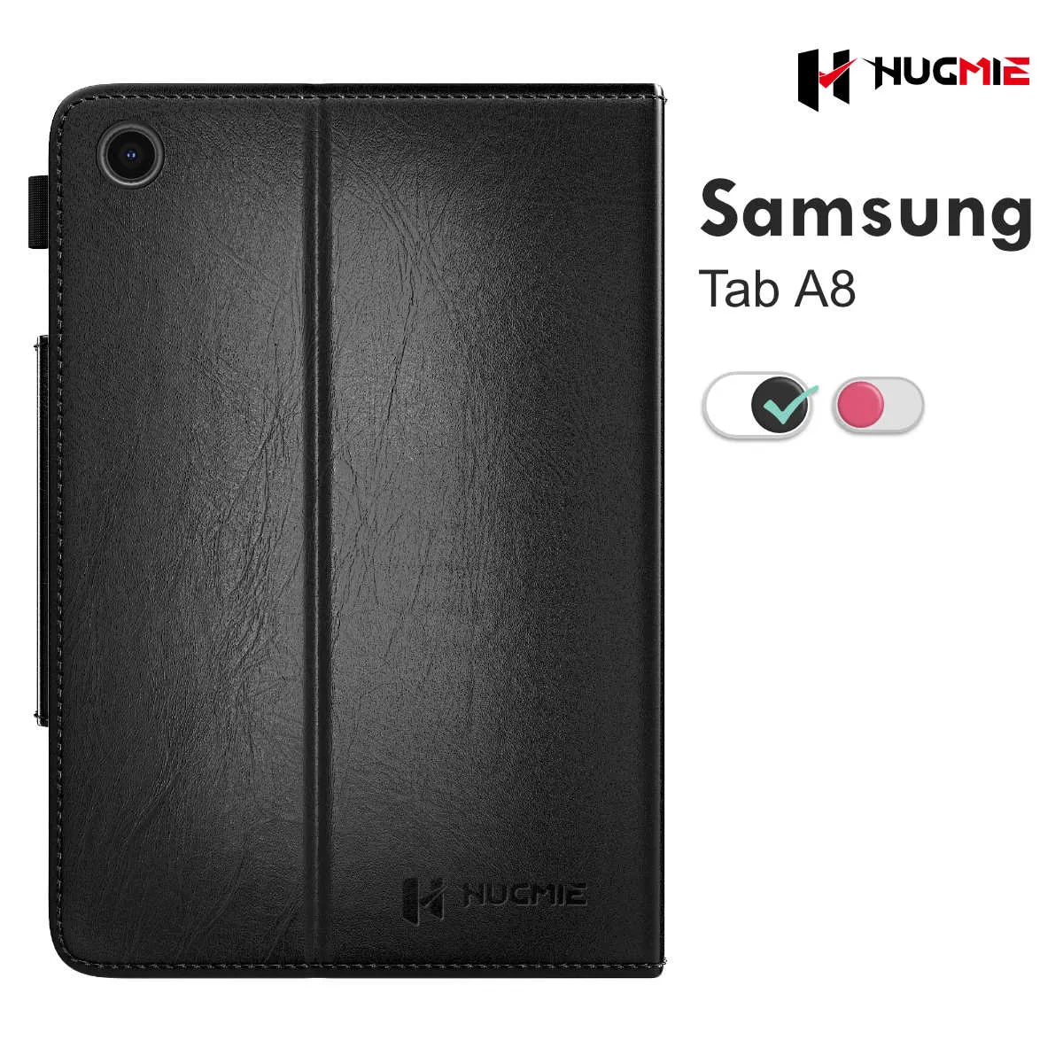 Hugmie® Neoteric Series Samsung Tab A8 Leather Folio Case