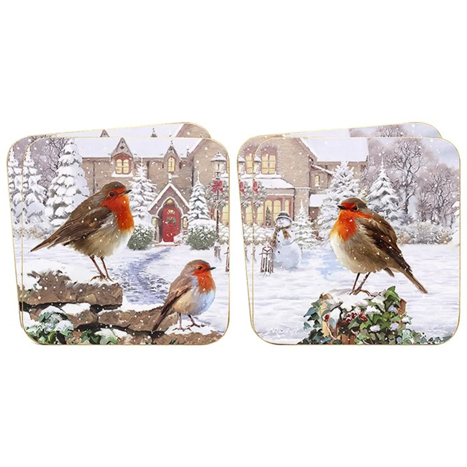 Joe Davies Macneil Robins Coasters Set of 4