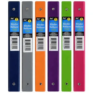 Jot Colorful 3-Ring Binders- 3 count