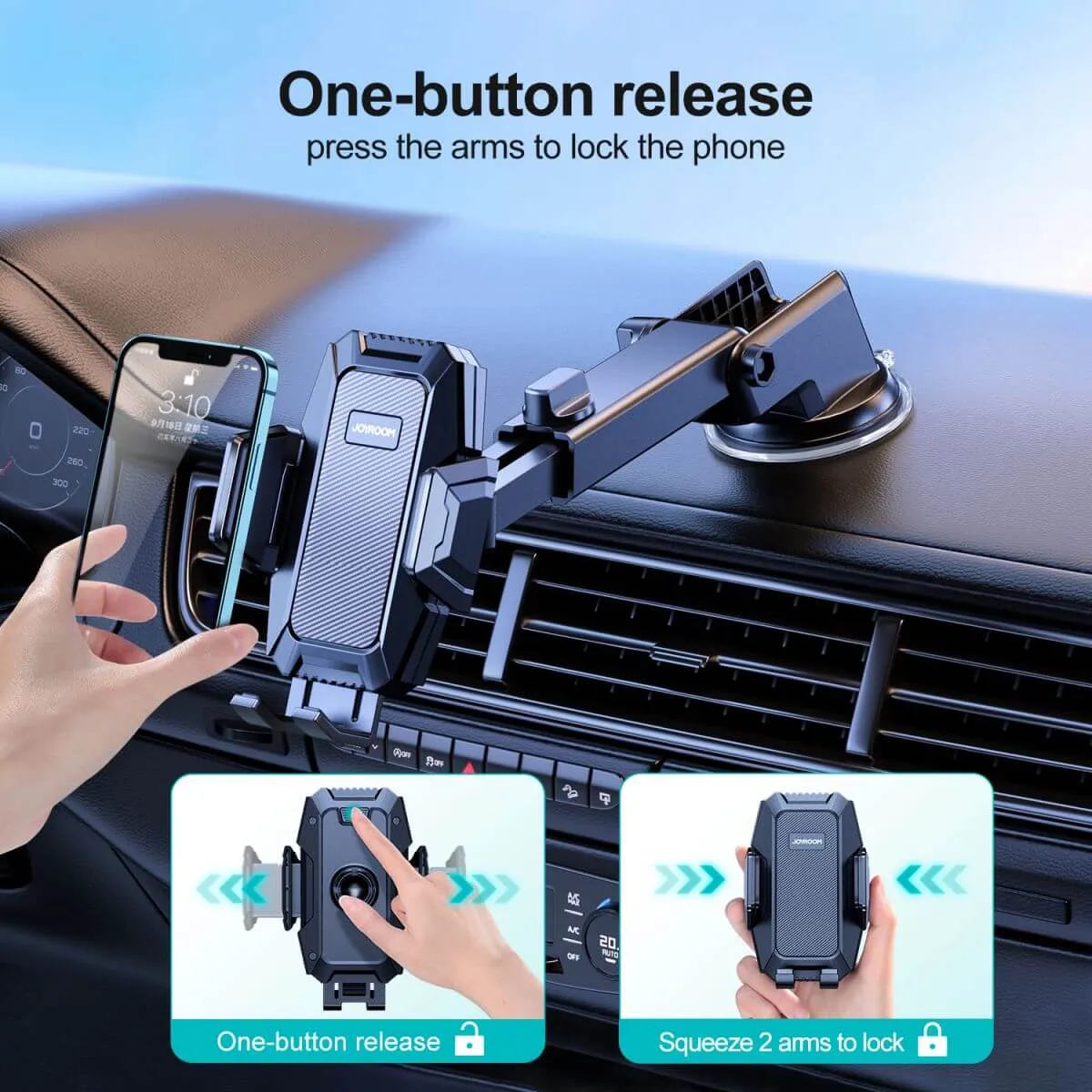 JOYROOM JR-ZS285 Mechanical Car Phone Holder Mount