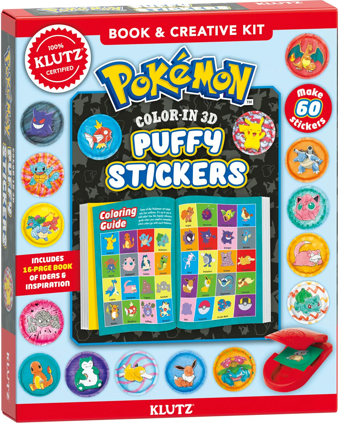 KLUTZ POKEMON PUFFY STICKER MAKER