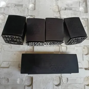 LG 4 Ohms Home Theater Surround Satellite Speakers Complete Set - Foreign Used