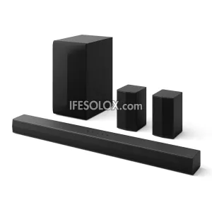 LG S65TR 5.1Ch 600W Dolby Digital Sound Bar with Wireless Subwoofer and Rear Speakers (2024 model) - Brand New