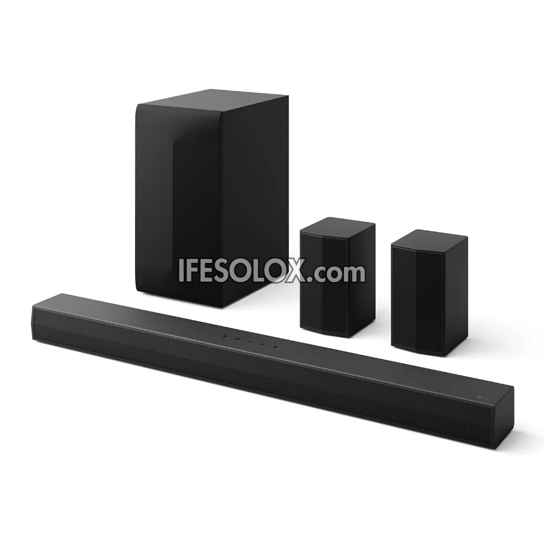 LG S65TR 5.1Ch 600W Dolby Digital Sound Bar with Wireless Subwoofer and Rear Speakers (2024 model) - Brand New